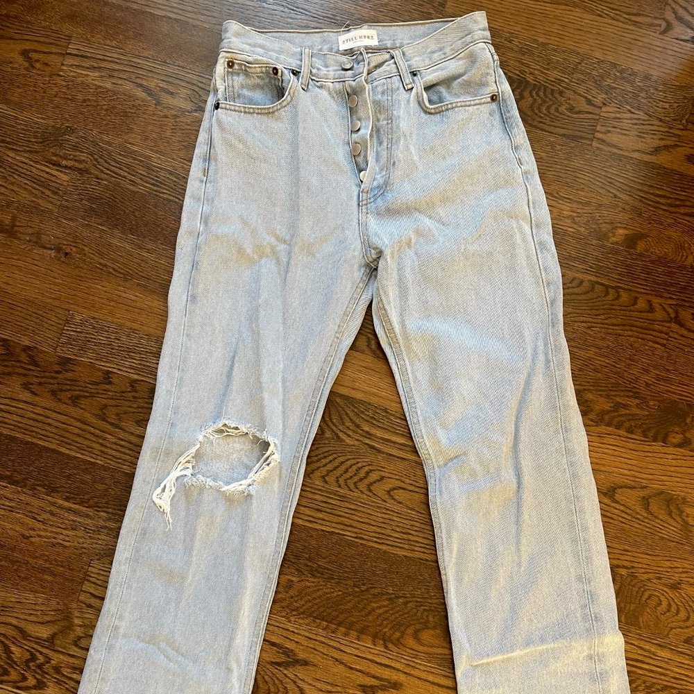 Still Here Straight-Leg Jeans